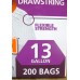Garbage Bags - Kirkland Brand - Kitchen Bags With Drawstring -Flex-Tech   (24" x 27") - 1 Box x 200 Bags